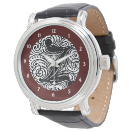 Reloj De Pulsera Letra fancy Z Monograma Z Monarquia Z