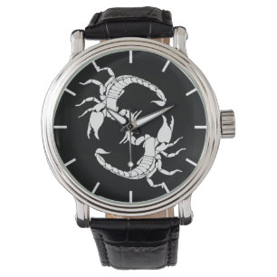 Reloj De Pulsera Letra negra y blanca S - Dos Scorpions