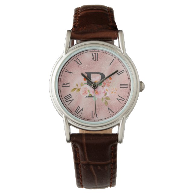 Reloj De Pulsera Letra P (Anverso)