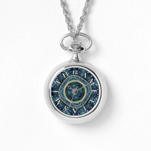 Reloj De Pulsera Letra personalizada Dial Julian Fractal Mandala