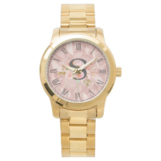 Reloj De Pulsera Letra S (Anverso)