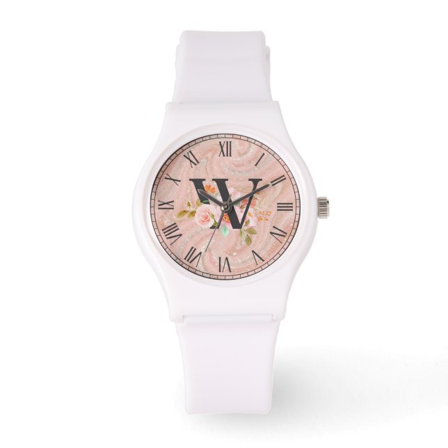Reloj De Pulsera Letra W (Anverso)