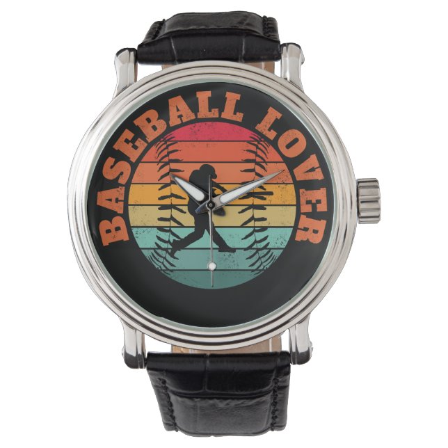 Reloj De Pulsera Letrero de béisbol (Anverso)