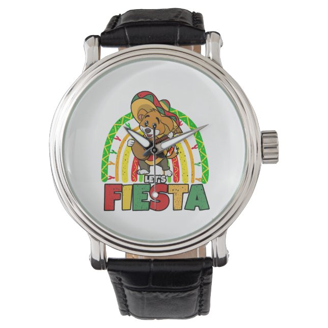 Reloj De Pulsera Lets Fiesta Dog (Anverso)
