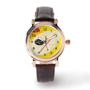 Reloj De Pulsera Leuk 5, pintura abstracta de MoHoly-Nagy