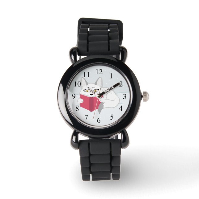 Reloj De Pulsera Leyendo Fox (Anverso)