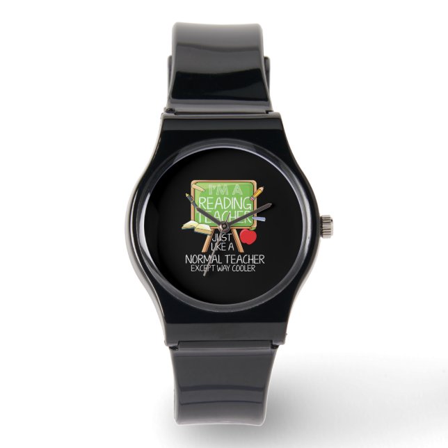 Reloj De Pulsera Leyendo profesor (Anverso)