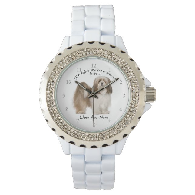 Reloj De Pulsera Lhasa Apso Mom Watch (Anverso)