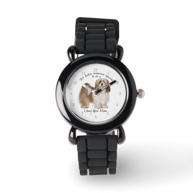 Reloj De Pulsera Lhasa Apso Mom Watch (Anverso)