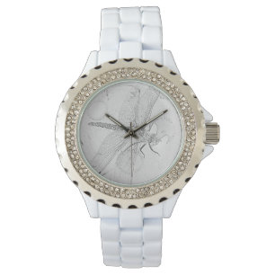 Reloj De Pulsera Libélula en margaritas