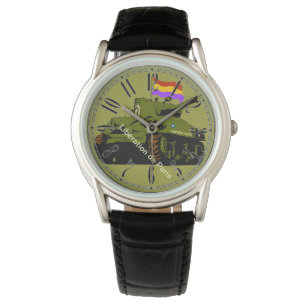 Reloj De Pulsera Libération de Paris Writing Watch