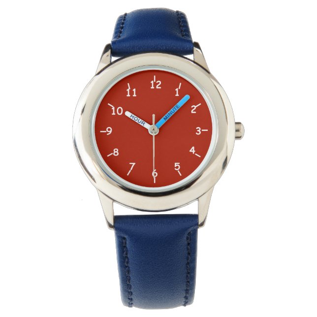 Reloj De Pulsera Libertad Roja (Anverso)