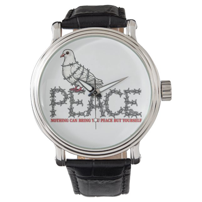 Reloj De Pulsera Libertad y paz (Anverso)