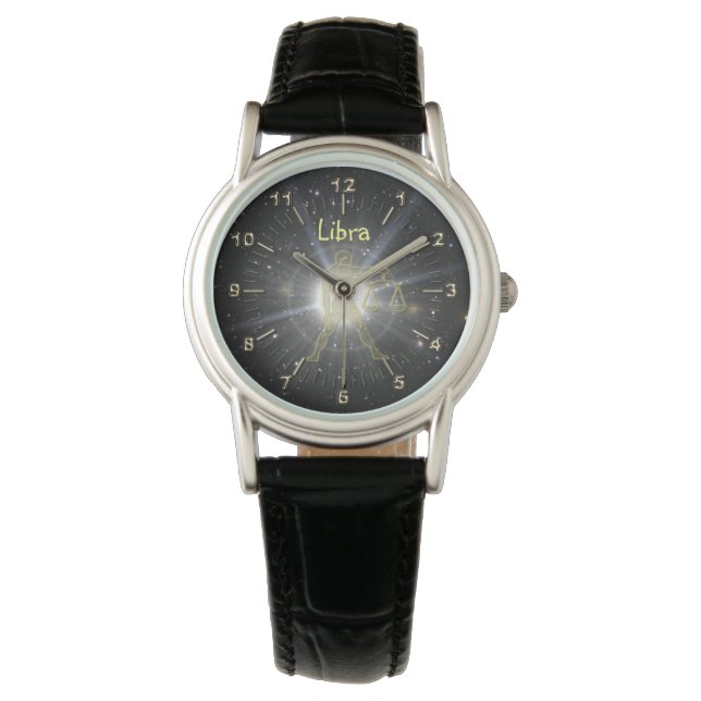 Reloj De Pulsera Libra brillante (Anverso)