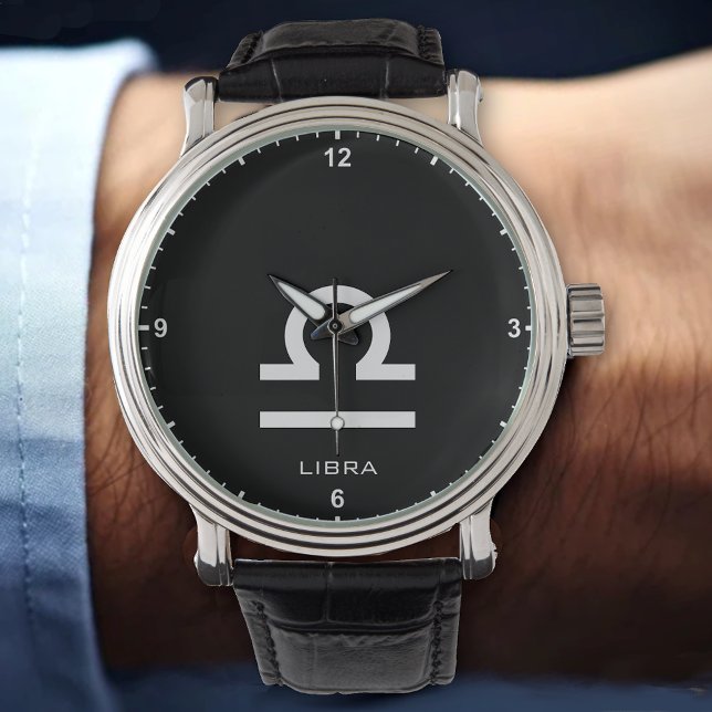 Reloj De Pulsera Libra Zodiac Rótulo Nombre personalizado Texto sen (Subido por el creador)