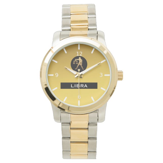 Reloj De Pulsera Libra zodíaco (Anverso)