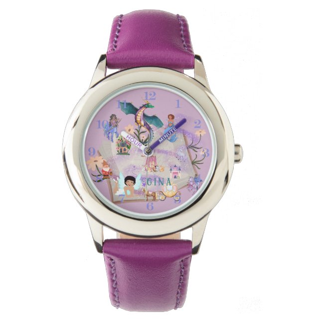 Reloj De Pulsera Libro de historias personalizado (Anverso)