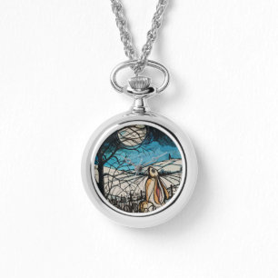 Reloj De Pulsera Liebres del Gazer de la luna