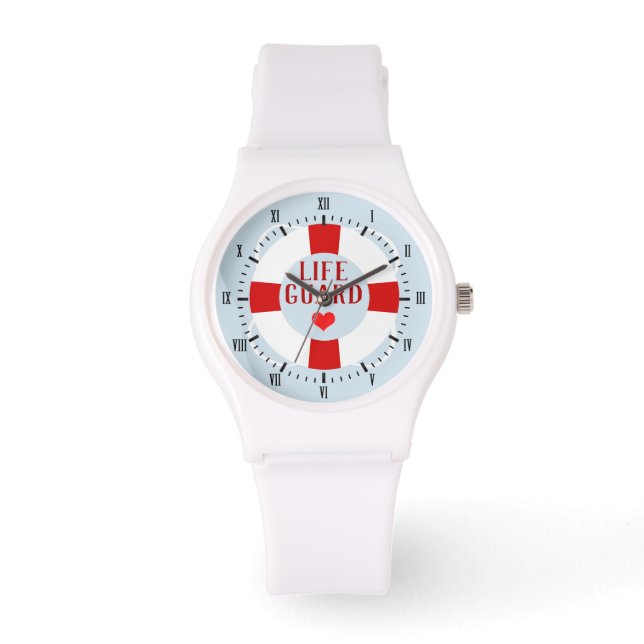 Reloj De Pulsera Life Guard Life Preserver Buoy (Anverso)