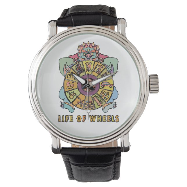 Reloj De Pulsera Life of wheels (Anverso)