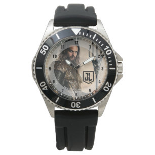 Reloj De Pulsera Liga de la Justicia   Aquaman En Battlefield