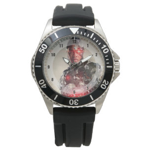 Reloj De Pulsera Liga de la Justicia Ciborg En Battlefield