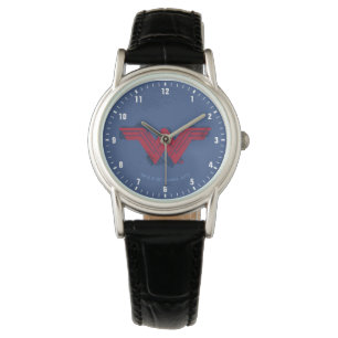 Reloj De Pulsera Liga de la Justicia   Símbolo de mujer maravilla c