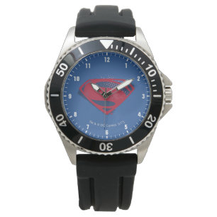 Reloj De Pulsera Liga de la Justicia Símbolo de Superman de broch