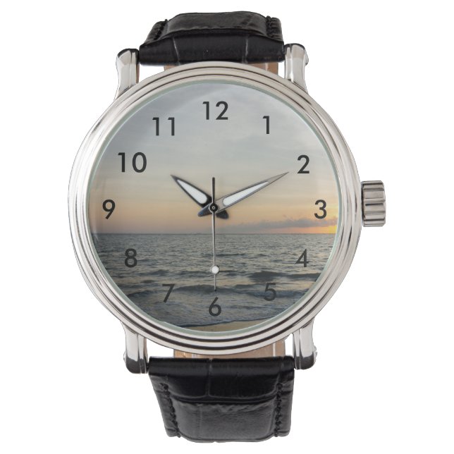 Reloj De Pulsera Lighthouse Sunrise (Anverso)