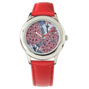 Reloj De Pulsera Lilac rosa y azul