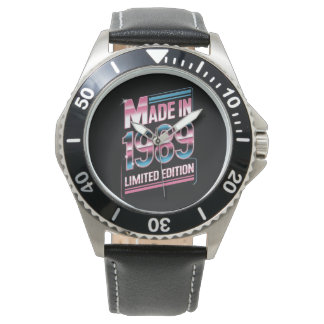 Reloj De Pulsera Limited Edition Retro 1989 Mens Watch