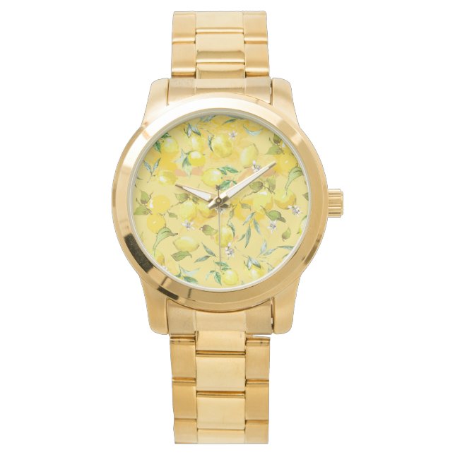 Reloj De Pulsera Limón de agua IV (Anverso)