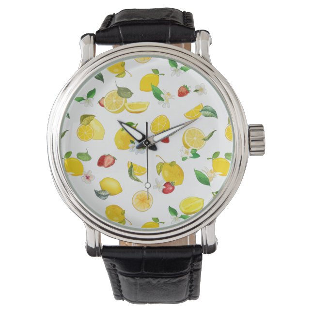 Reloj De Pulsera Limón y fresa 2 (Anverso)