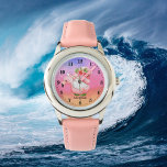 Reloj De Pulsera linda flotación de gnome flamingo de playa flotant<br><div class="desc">linda flotación de la playa gnome flamingo flotante Watch</div>