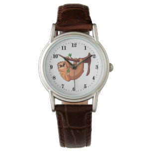 Reloj De Pulsera lindas amantes de los animales perezosos mujeres
