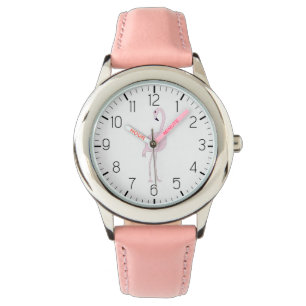 Reloj De Pulsera lindo Chica Flamingo Rosa