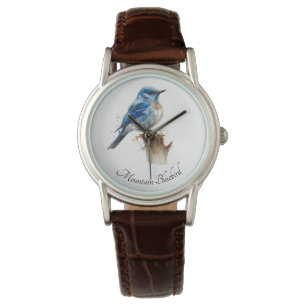 Reloj De Pulsera lindo pajarito de montaña, personalizable