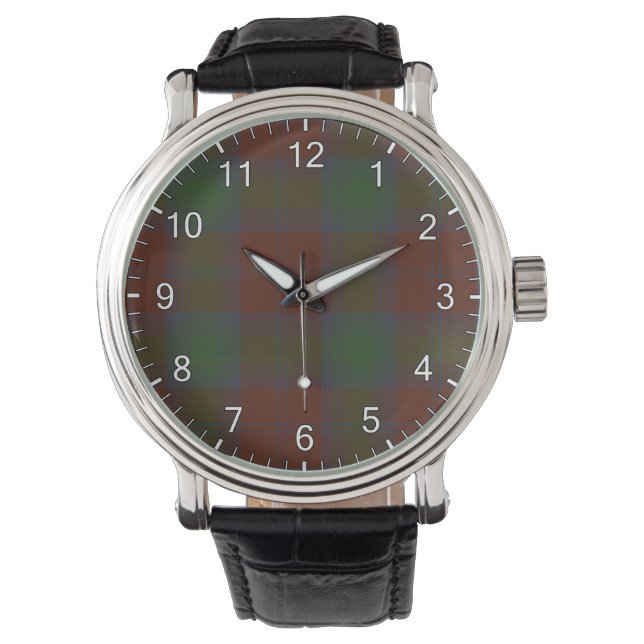Reloj De Pulsera Lindsay Clan Tartan (Anverso)
