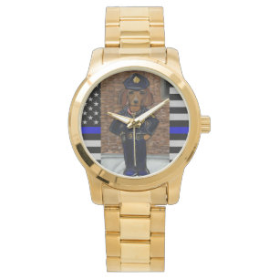 RELOJ DE PULSERA LÍNEA AZUL DELGADA