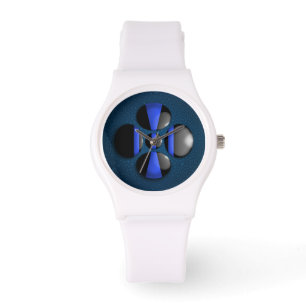 Reloj De Pulsera Línea Azul delgada - Droplets