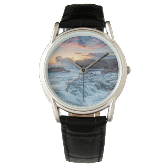 Reloj De Pulsera Línea costera | Carmel California (Anverso)
