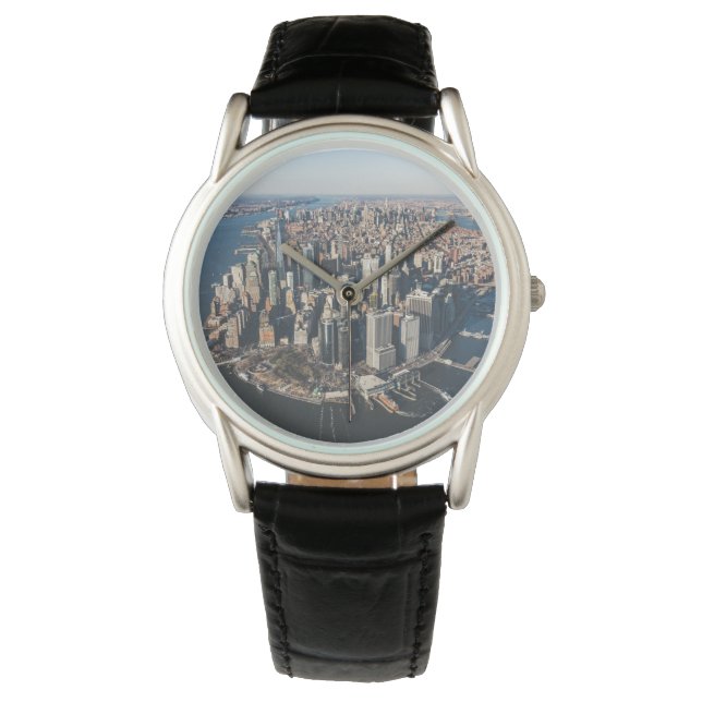 Reloj De Pulsera Línea costera | Manhattan, Nueva York (Anverso)