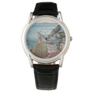 Reloj De Pulsera Línea costera   Positano, Costa Amalfitana, Italia