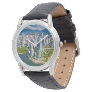 Reloj De Pulsera Línea costera   Vancouver, Columbia Británica, Can