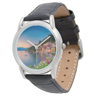 Reloj De Pulsera Línea costera   Varenna, Lombardía, Italia