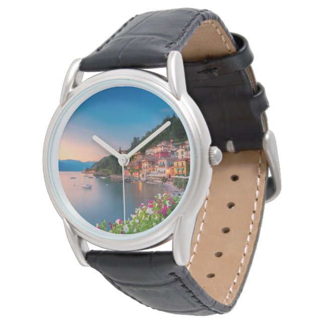 Reloj De Pulsera Línea costera | Varenna, Lombardía, Italia (Angular)