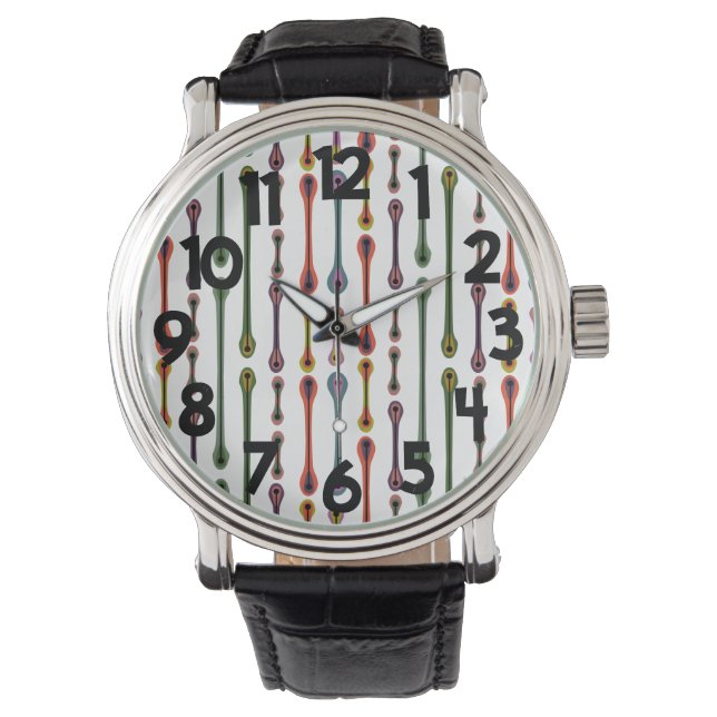 Reloj De Pulsera Líneas atómicas (Anverso)