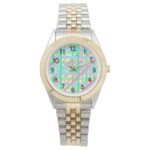 Reloj De Pulsera Líneas cruzadas de Pascua