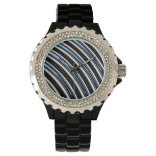 Reloj De Pulsera Líneas curvadas cerca para arriba de un fractal