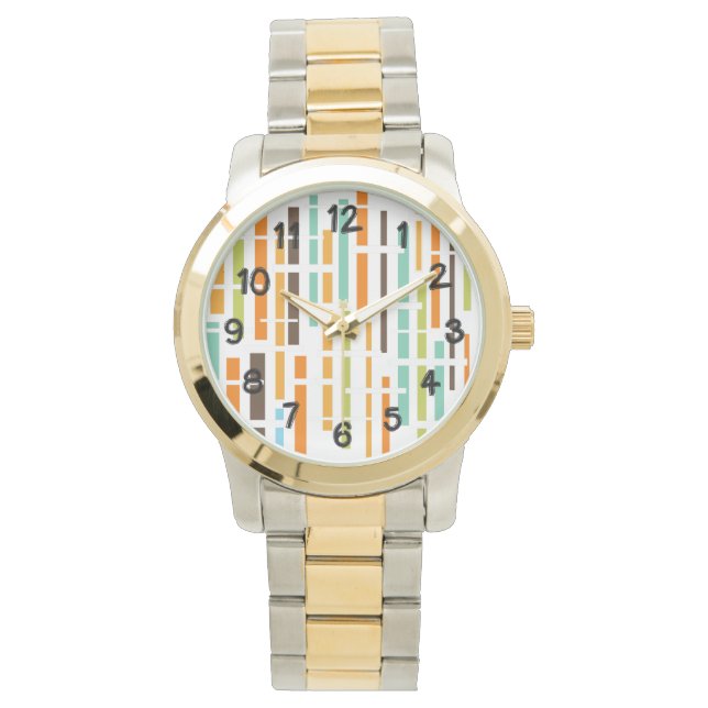 Reloj De Pulsera Líneas de los años 1970 (Anverso)